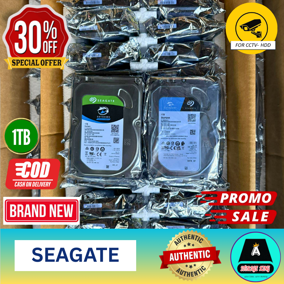 Seagate Skyhawk 4TB/ CCTV Surveillance Hard Disk Drive SATA 3.5 (for CCTV)