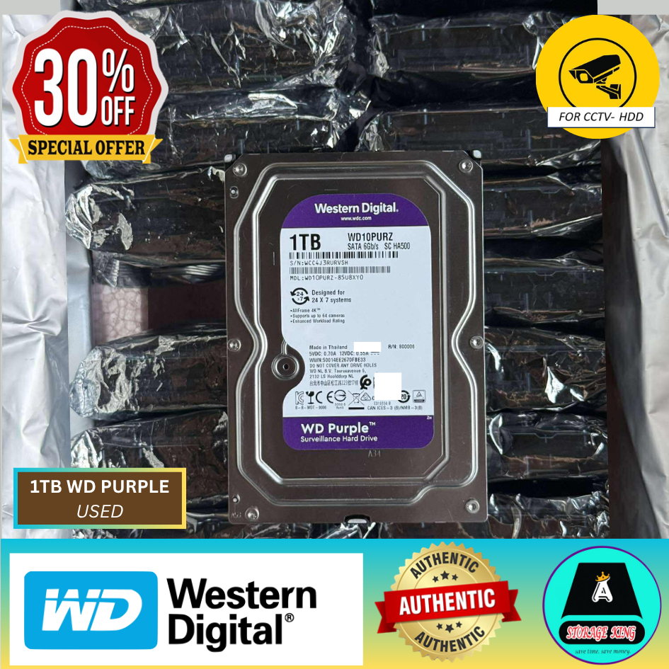 Seagate Skyhawk 4TB/ CCTV Surveillance Hard Disk Drive SATA 3.5 (for CCTV)