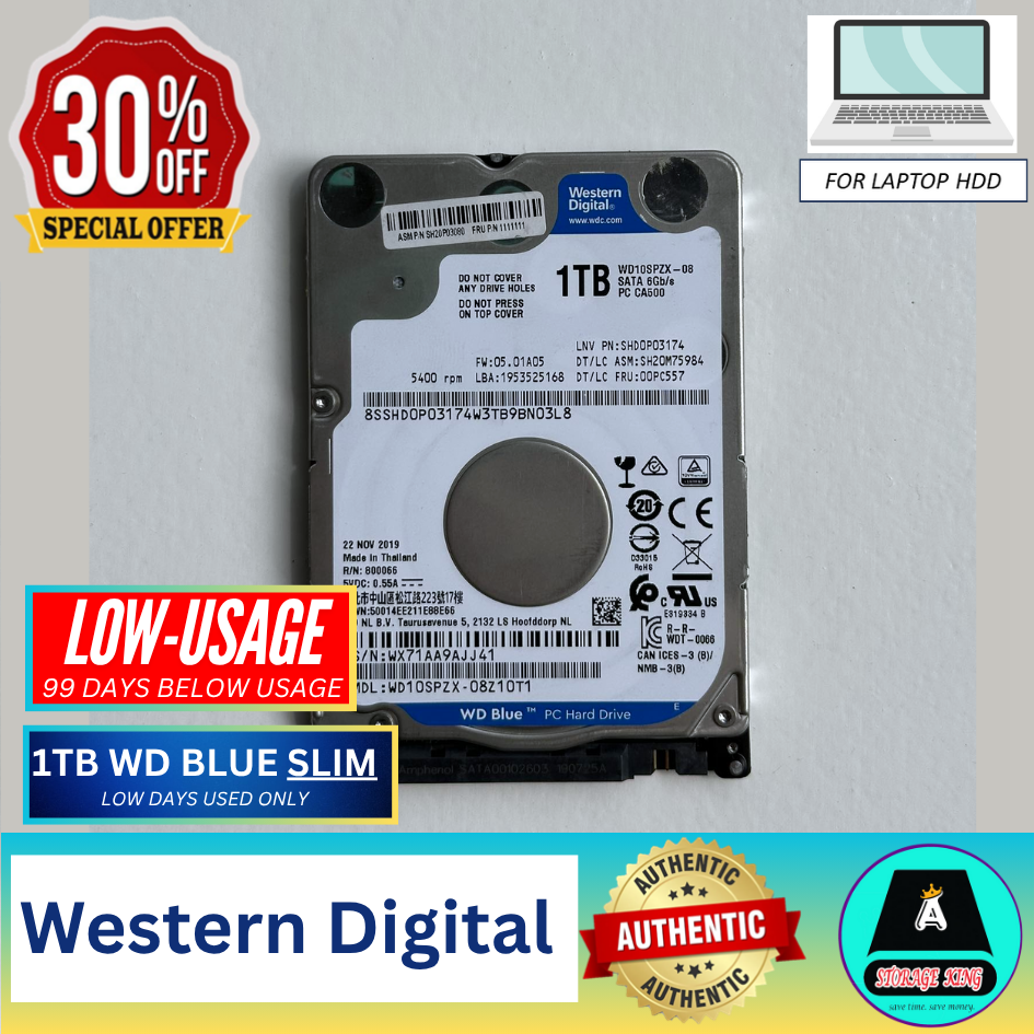 1TB SEAGATE BARRACUDA 7200RPM HARDRIVE 2.5 FOR LAPTOP