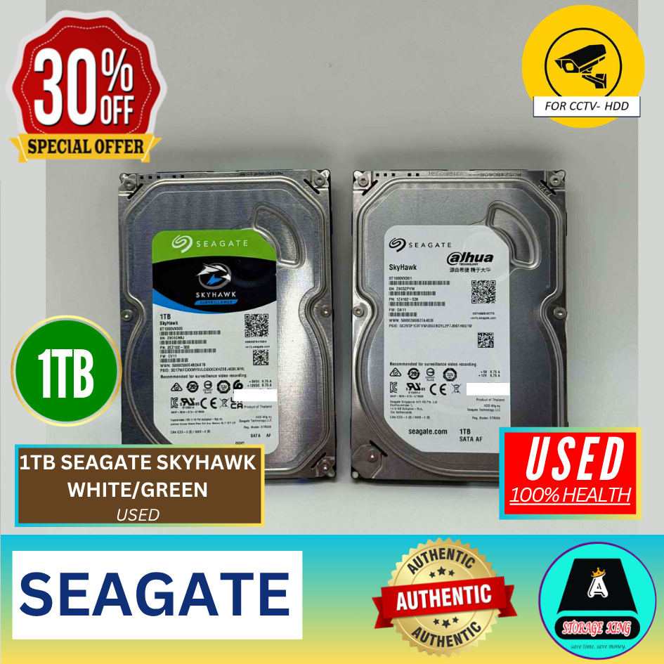 Seagate Skyhawk 4TB/ CCTV Surveillance Hard Disk Drive SATA 3.5 (for CCTV)