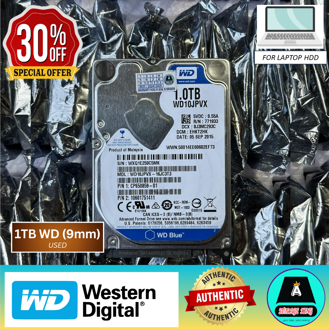 1TB SEAGATE BARRACUDA 7200RPM HARDRIVE 2.5 FOR LAPTOP