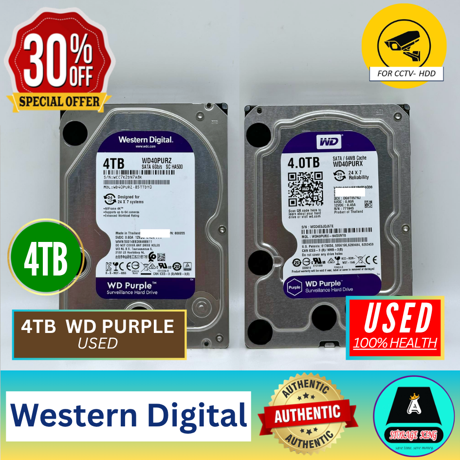 Seagate Skyhawk 4TB/ CCTV Surveillance Hard Disk Drive SATA 3.5 (for CCTV)