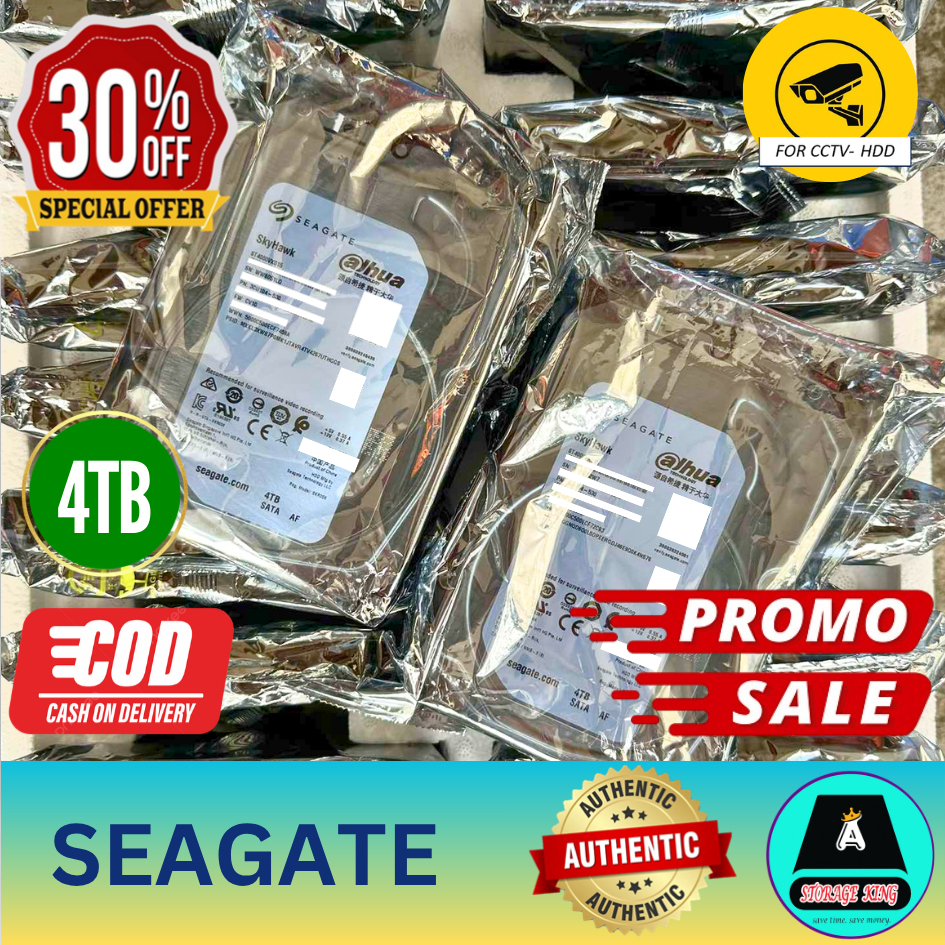 Seagate Skyhawk 4TB/ CCTV Surveillance Hard Disk Drive SATA 3.5 (for CCTV)