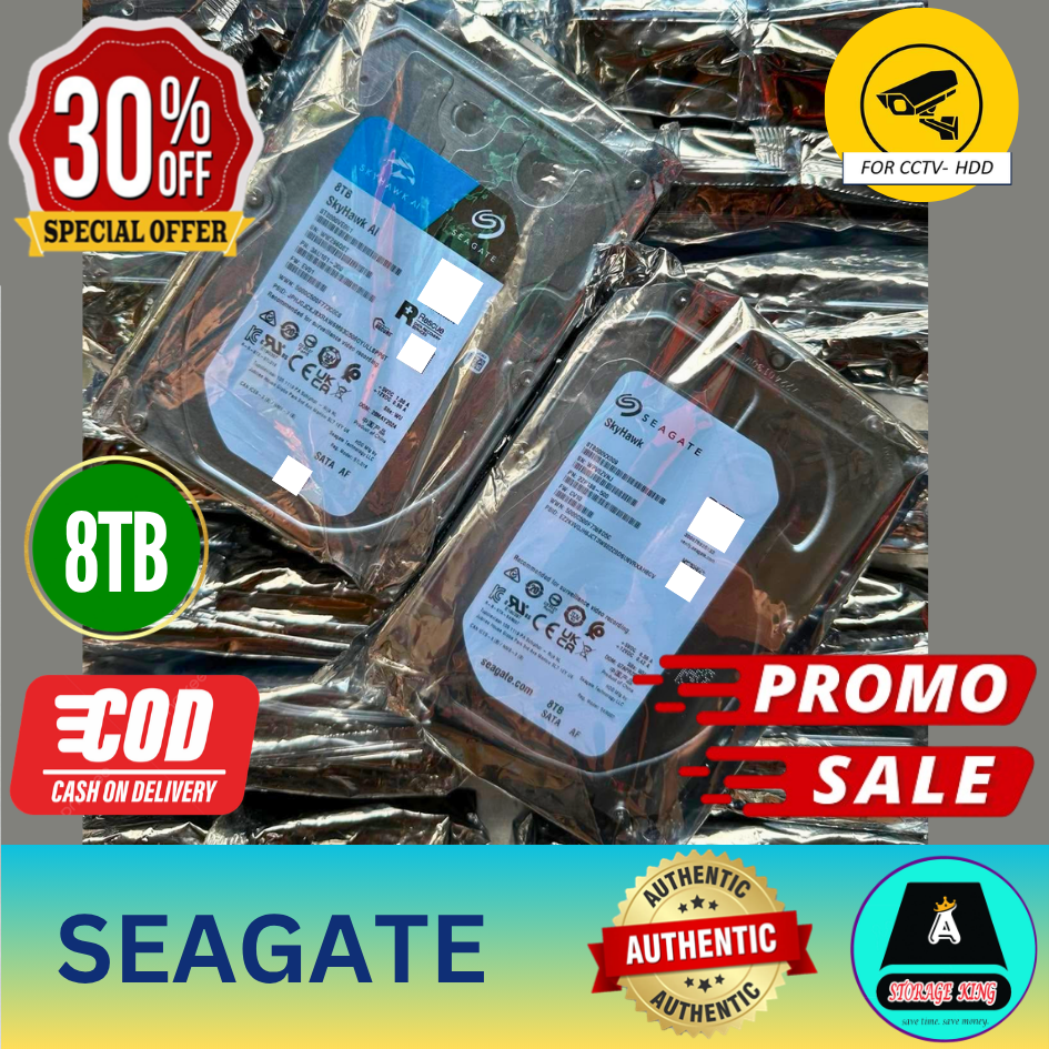 Seagate Skyhawk 10TB/ WD PURPLE CCTV Surveillance Hard Disk Drive SATA 3.5 (for CCTV) (Copy) (Copy) (Copy)