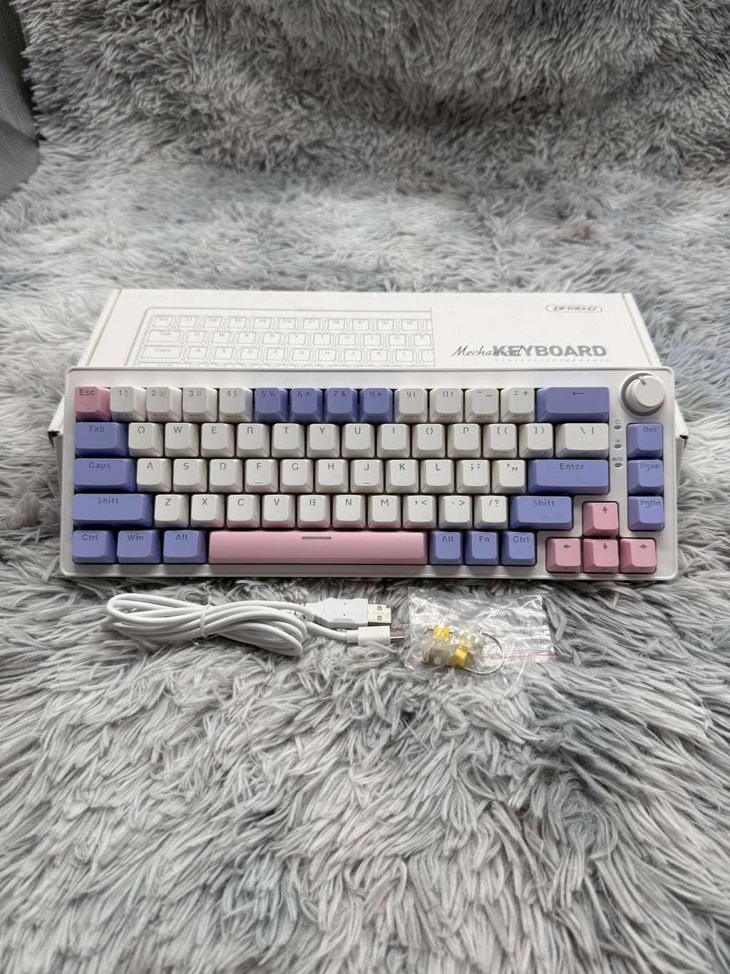 ZIFRIEND ZA68 Pro Wireless — Hot-Swappable 68-Key Mechanical Gaming Keyboard